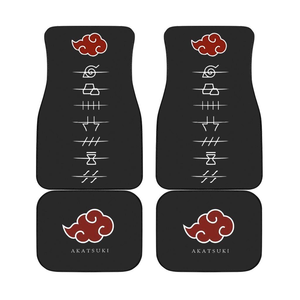 Naruto Car Floor Mats, Akatsuki Cloud Car Floor Mats, Naruto Hidden ...